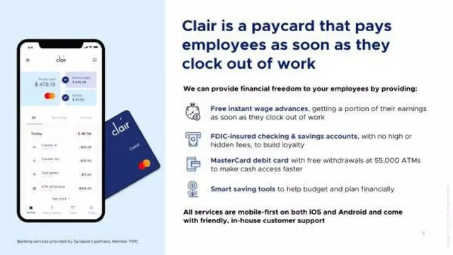 Product / solution slide 4 from Clair