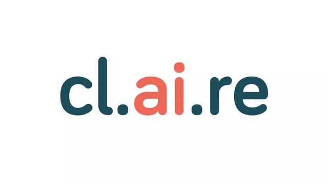 Claire pitch deck cover