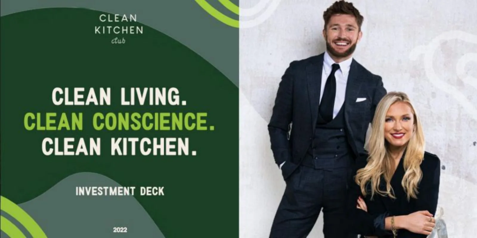 Clean Kitchen Club pitch deck slide
