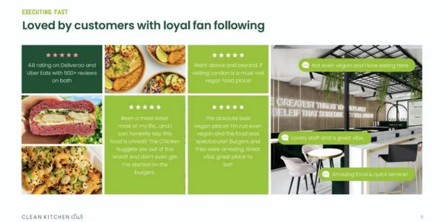 Reviews / testimonials / feedback slide 3 from Clean Kitchen Club