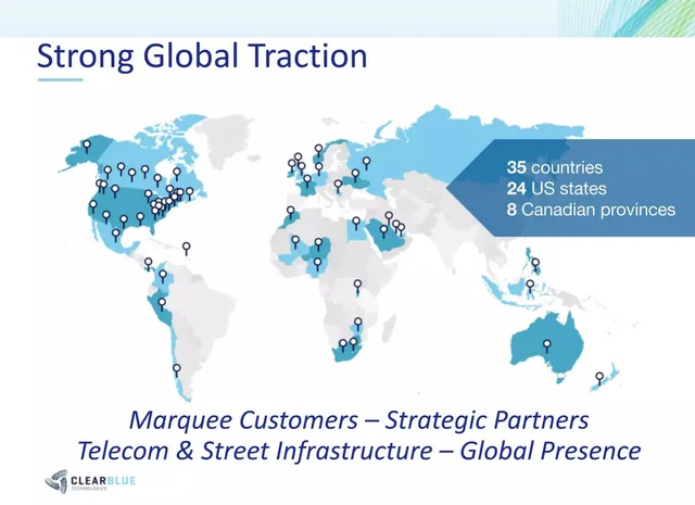 Traction slide 6 from Clear Blue Technologies International Inc.