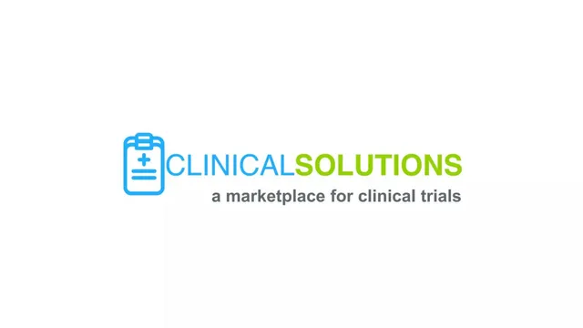 ClinicalSolutions.io pitch deck cover