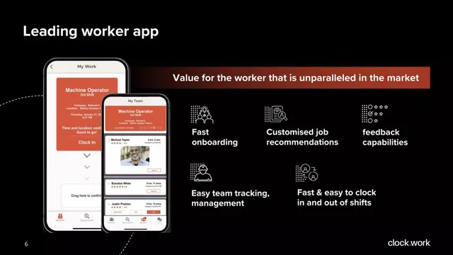 Product / solution slide 7 from Clockwork