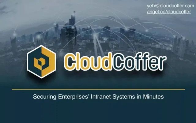 CloudCoffer pitch deck cover