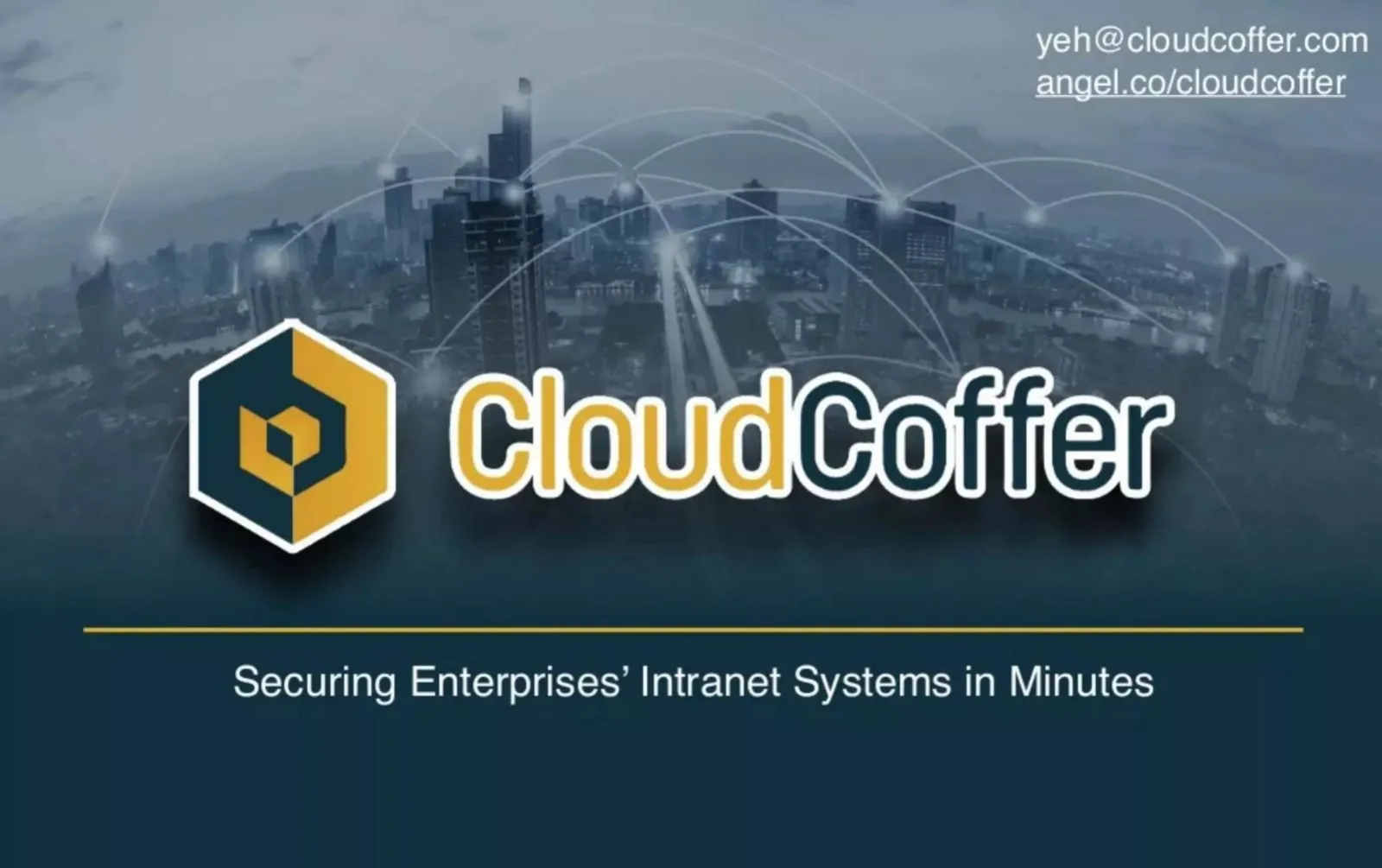 CloudCoffer pitch deck slide