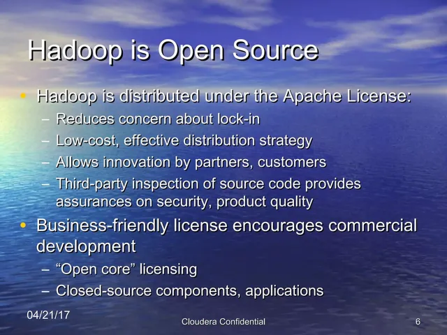 Technology slide 6 from Cloudera