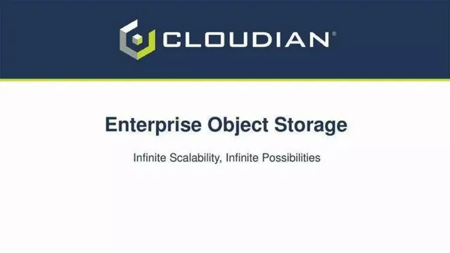 Cloudian pitch deck cover