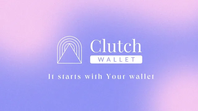 Clutch Wallet pitch deck cover