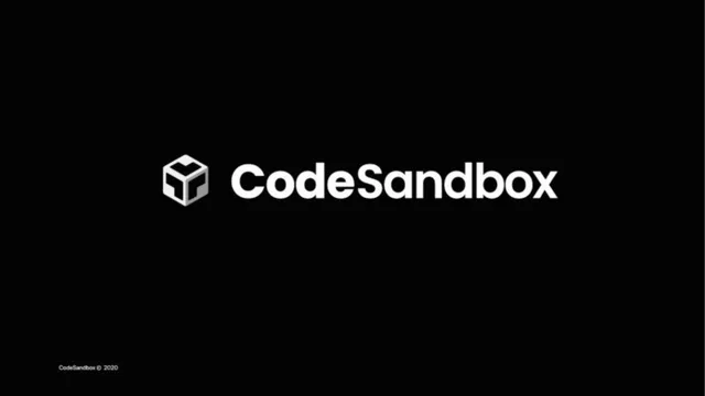 CodeSandbox pitch deck cover