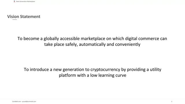 Vision slide 2 from CoinMall
