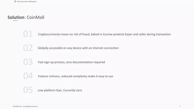 Product / solution slide 4 from CoinMall