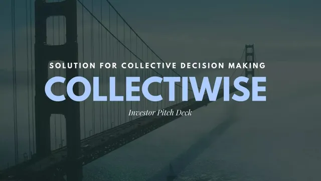 Collectiwise pitch deck cover