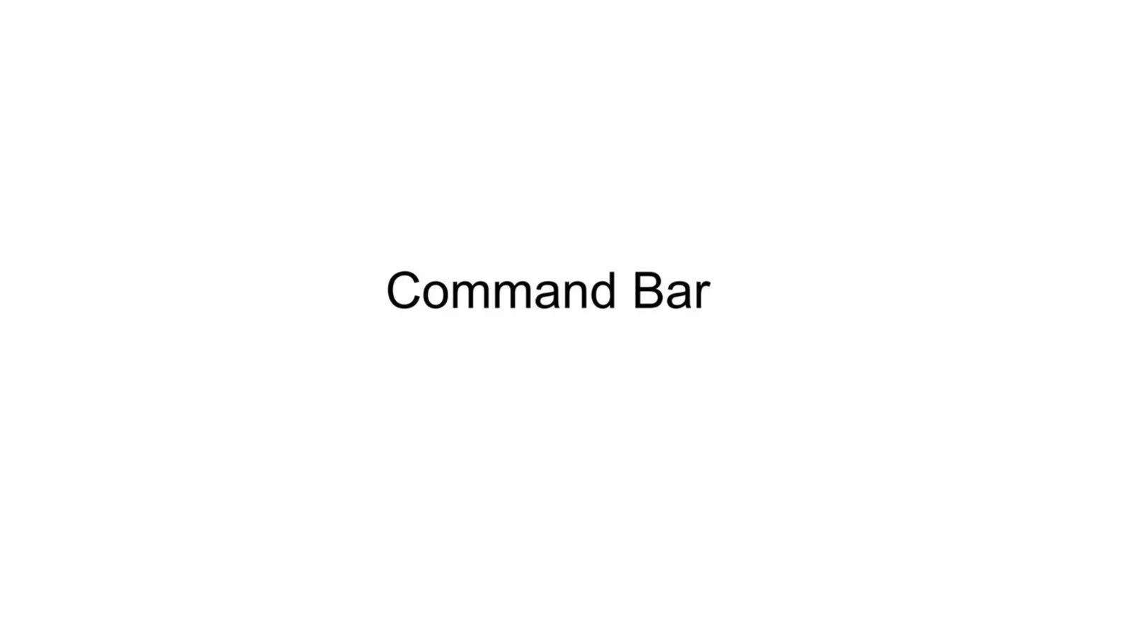 CommandBar pitch deck slide