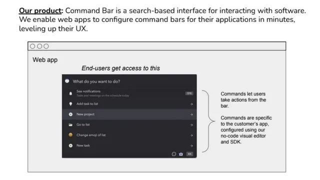 CommandBar pitch deck cover