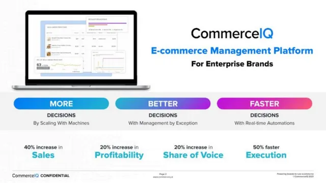 Product / solution slide 2 from CommerceIQ