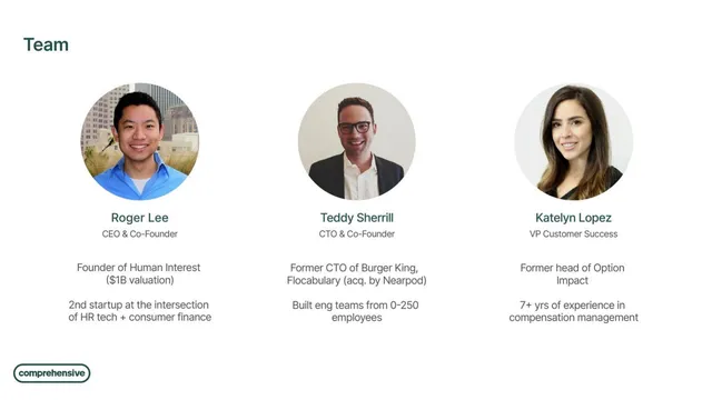 Team slide 9 from Comprehensive