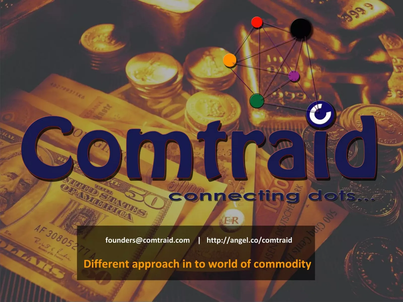 Comtraid pitch deck slide