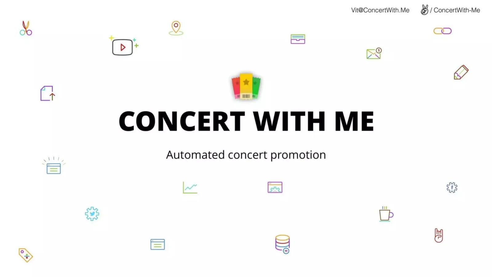 ConcertWithMe pitch deck slide