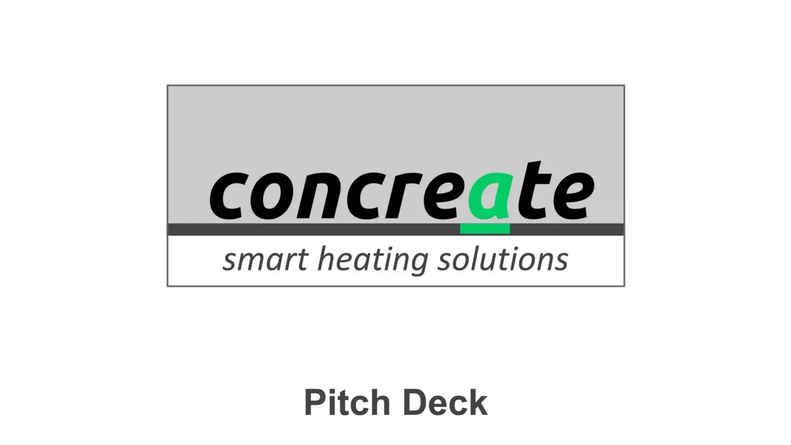 concreate pitch deck slide