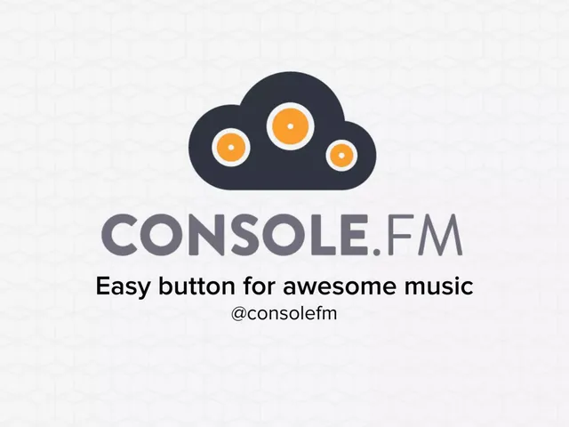 Consolefm pitch deck cover