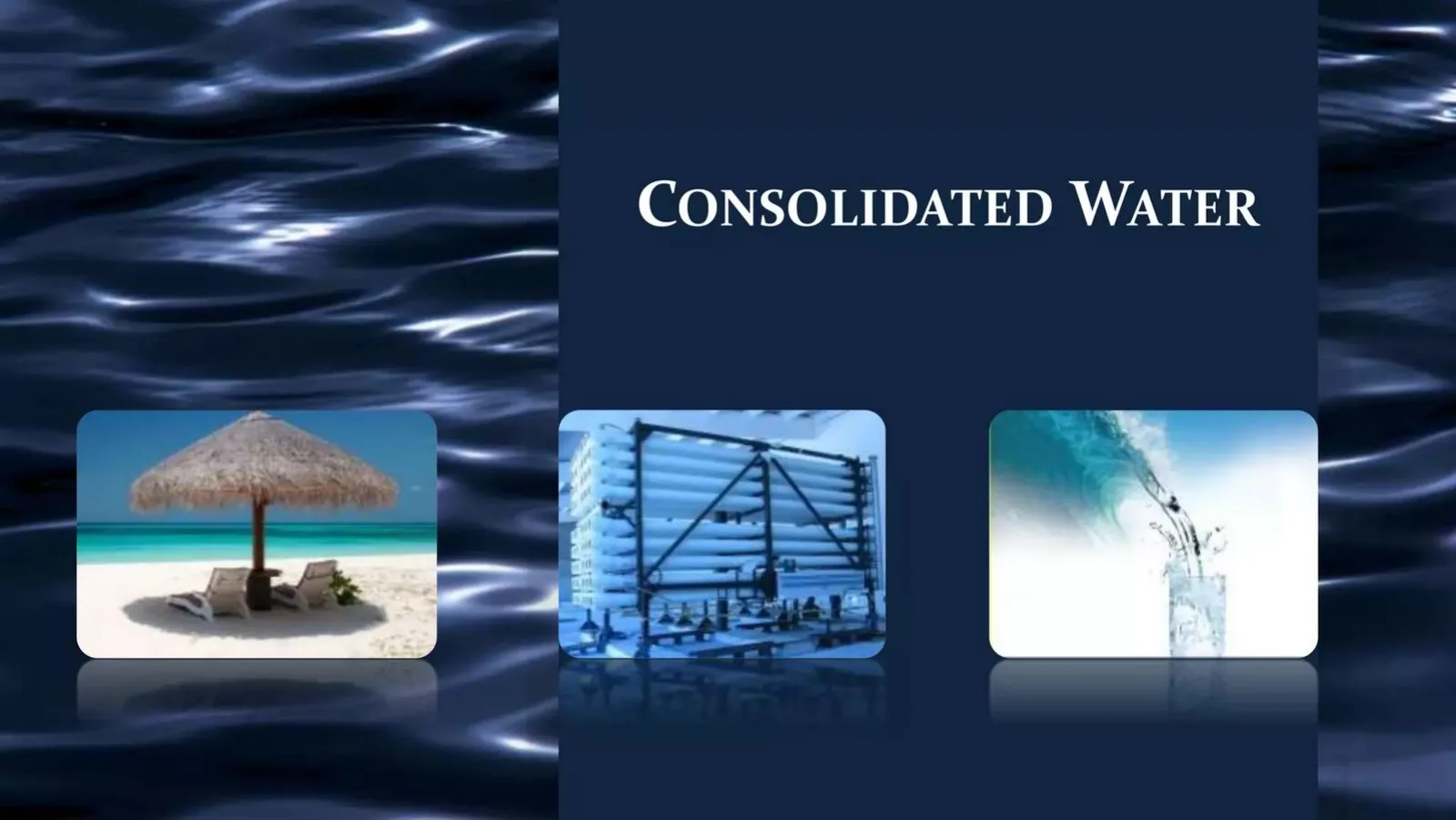 Consolidated Water pitch deck slide