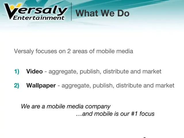 Product / solution slide 3 from Versaly Entertainment