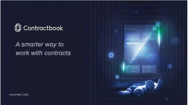 Contractbook pitch deck cover