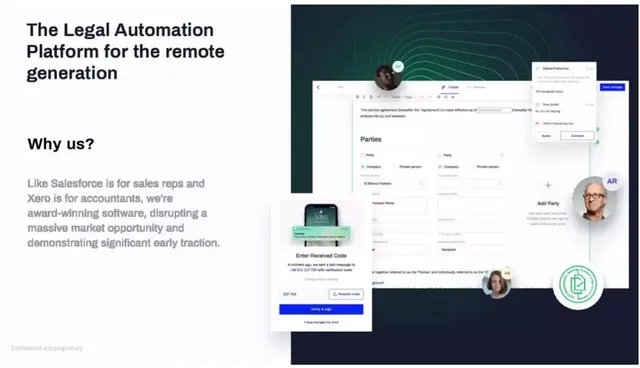 Product / solution slide 4 from Contractbook