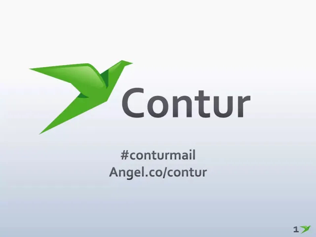 Contur pitch deck cover
