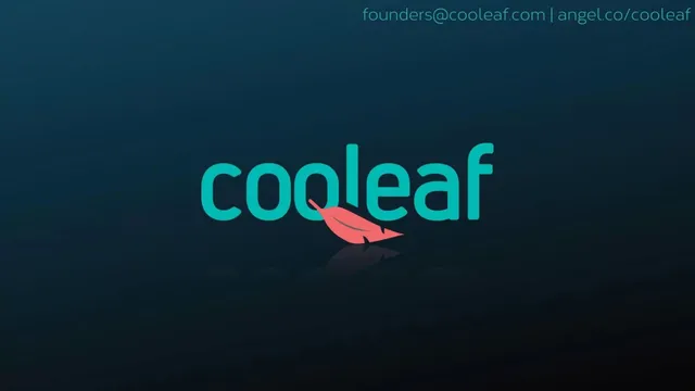 Cooleaf pitch deck cover