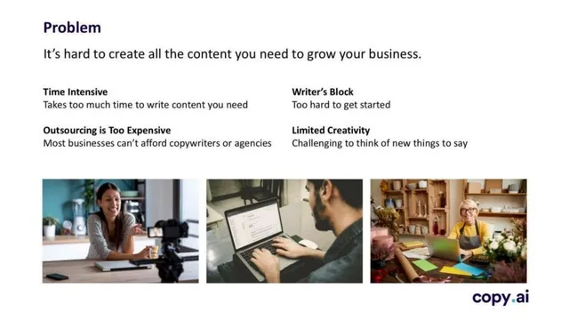 Problem slide 2 from Copy.AI