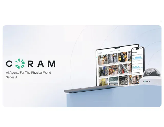 Coram AI pitch deck cover