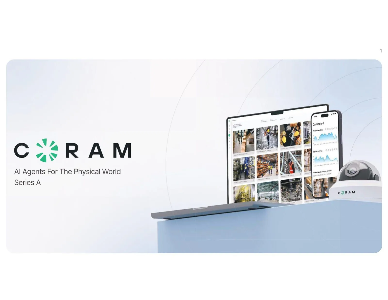 Coram AI pitch deck slide