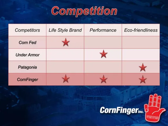 Competitors slide 6 from CornFinger, Inc.