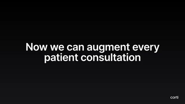 Product / solution slide 6 from Corti