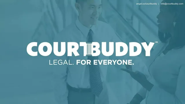 Court Buddy pitch deck cover