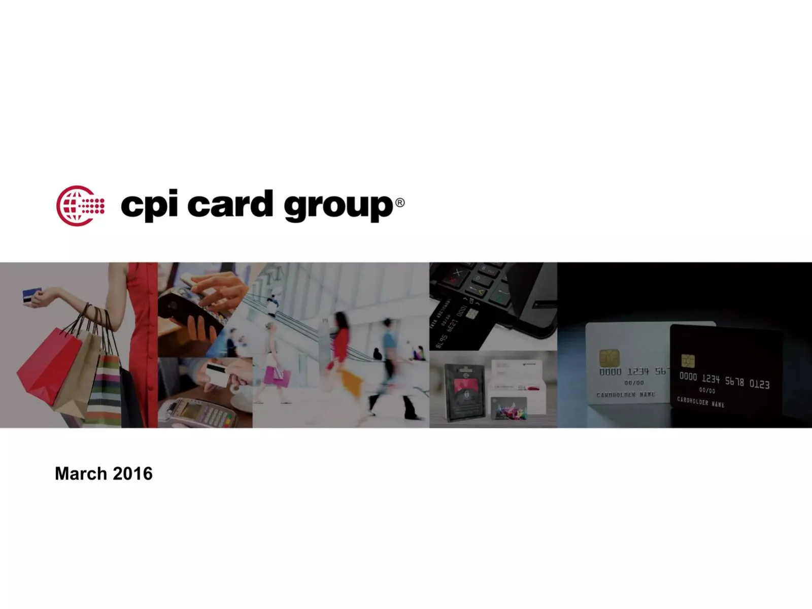 CPI Card Group pitch deck slide
