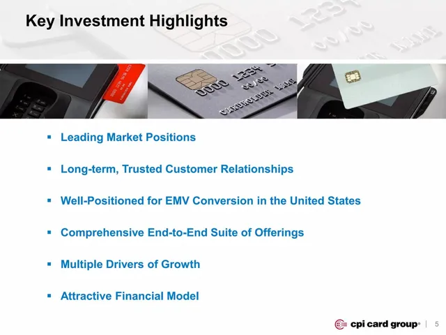 Company overview slide 6 from CPI Card Group