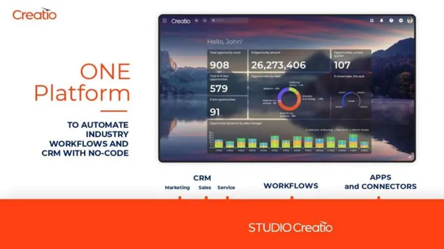 Product / solution slide 6 from Creatio