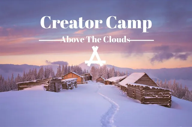 Creator Camp pitch deck cover