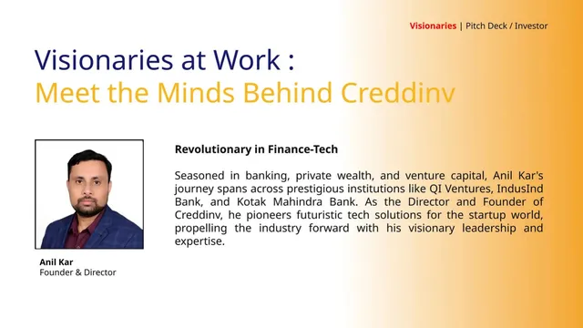 Team slide 4 from Creddinv Technologies