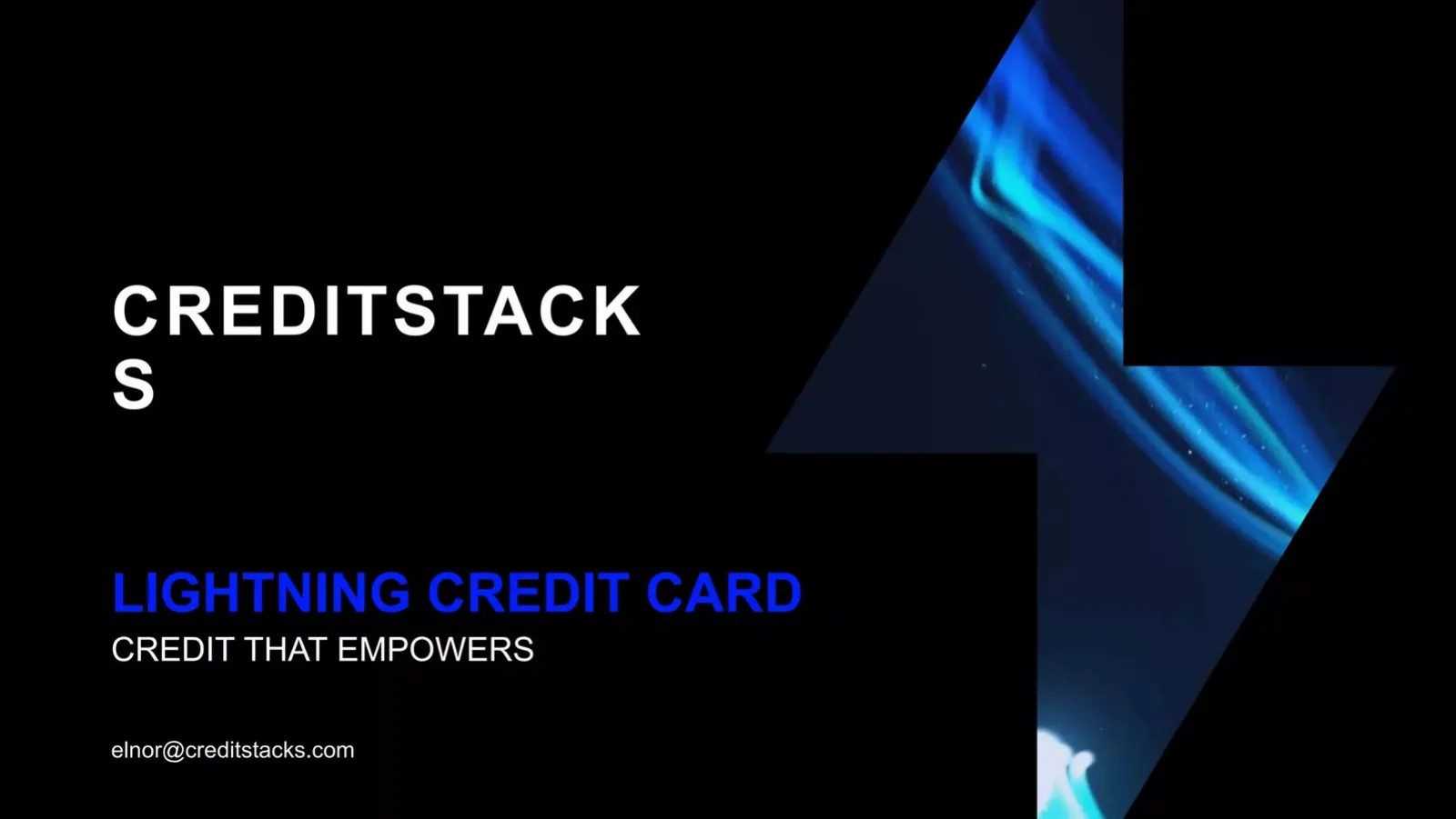 Credit Stacks pitch deck slide