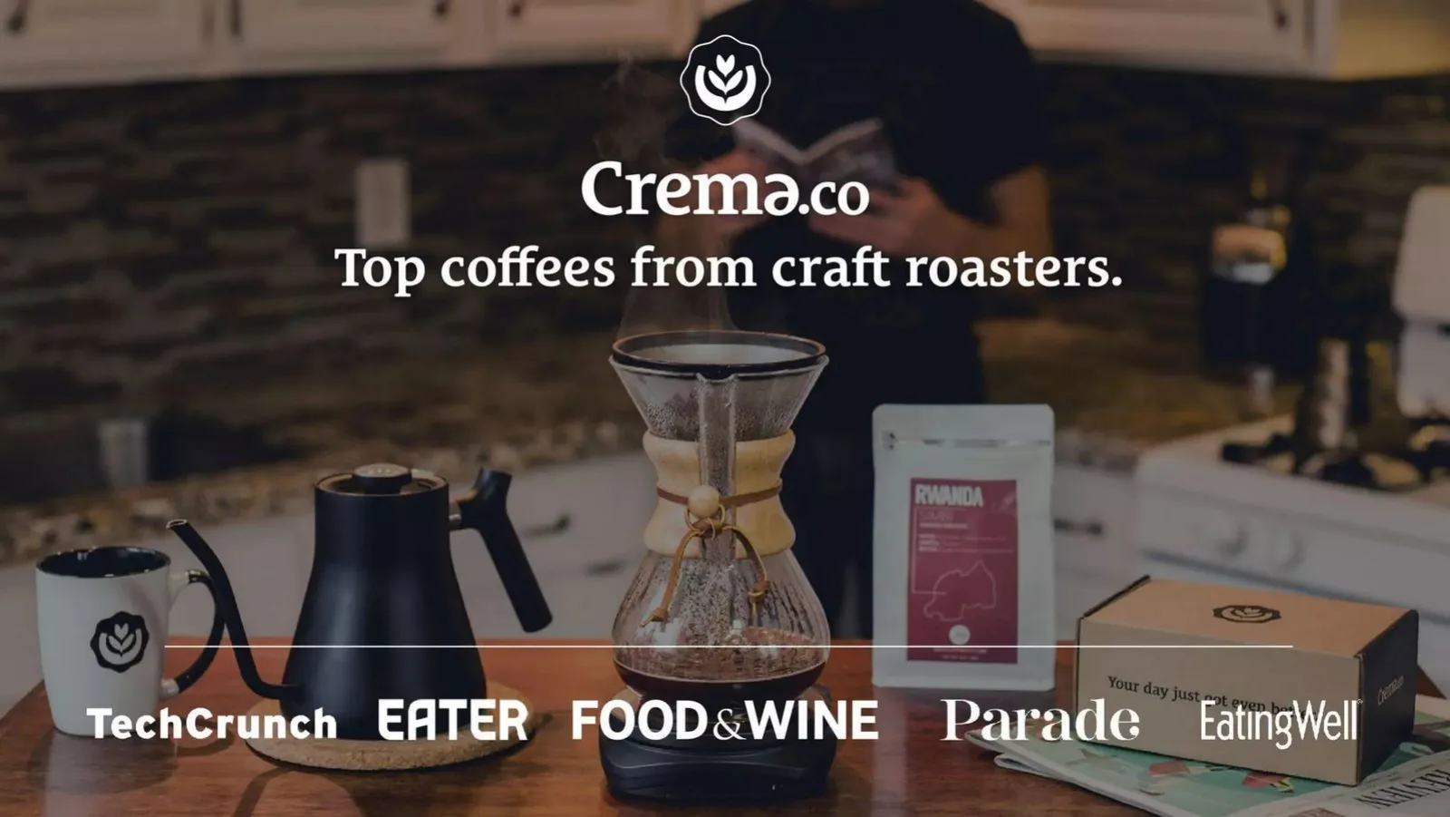 Crema pitch deck slide