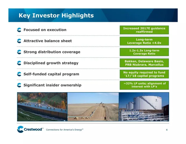 Financials slide 4 from Crestwood
