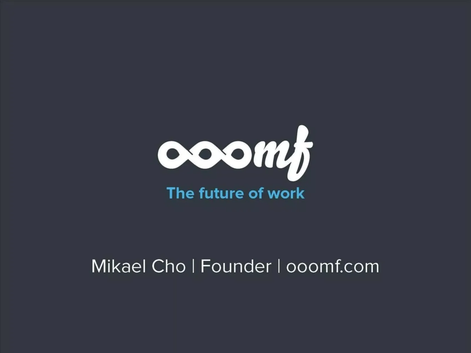 Crew (formerly ooomf) pitch deck slide