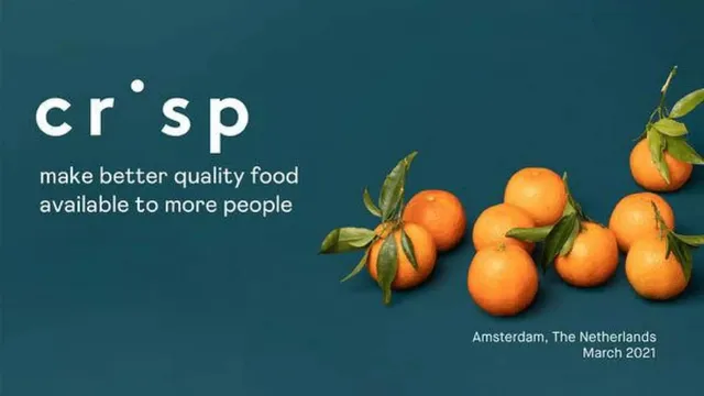 Crisp pitch deck cover