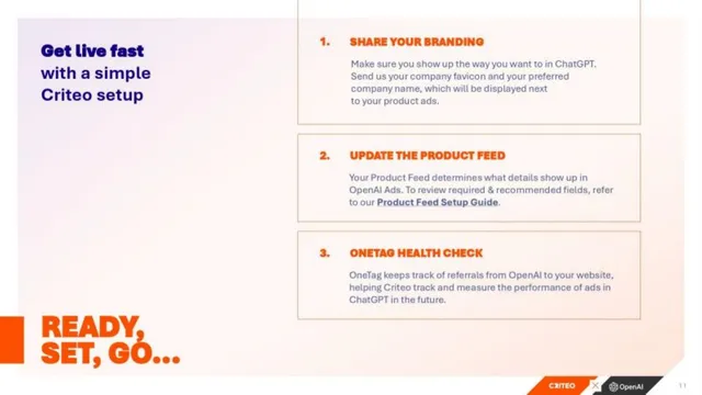 Product / solution slide 11 from Criteo