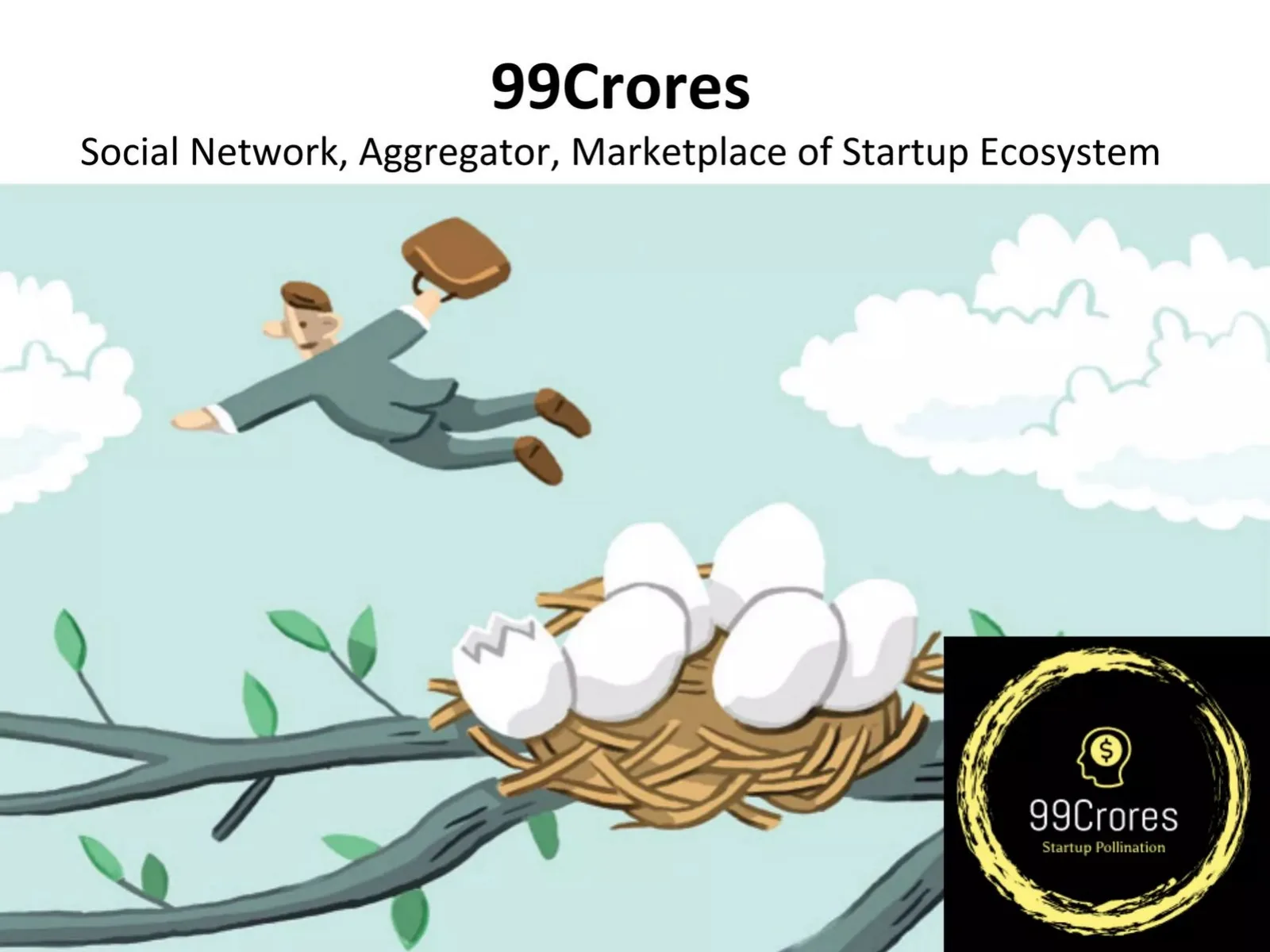 99Crores pitch deck slide