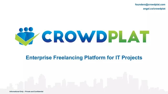 CrowdPlat pitch deck cover