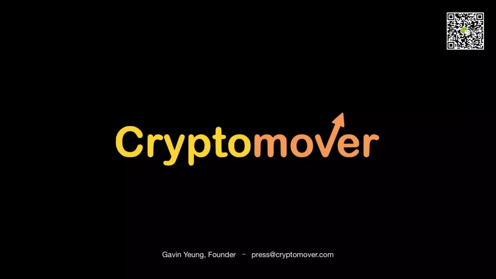 Cryptomover pitch deck slide